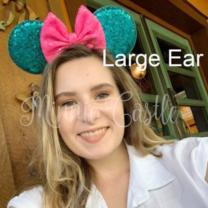 Elsa Mickey ears, Mickey Ears, Anna Mouse ears, Frozen Ears, Princess Ears, Minnie Ears, Mouse Ears Headband, Characters Mouse Ears image 10