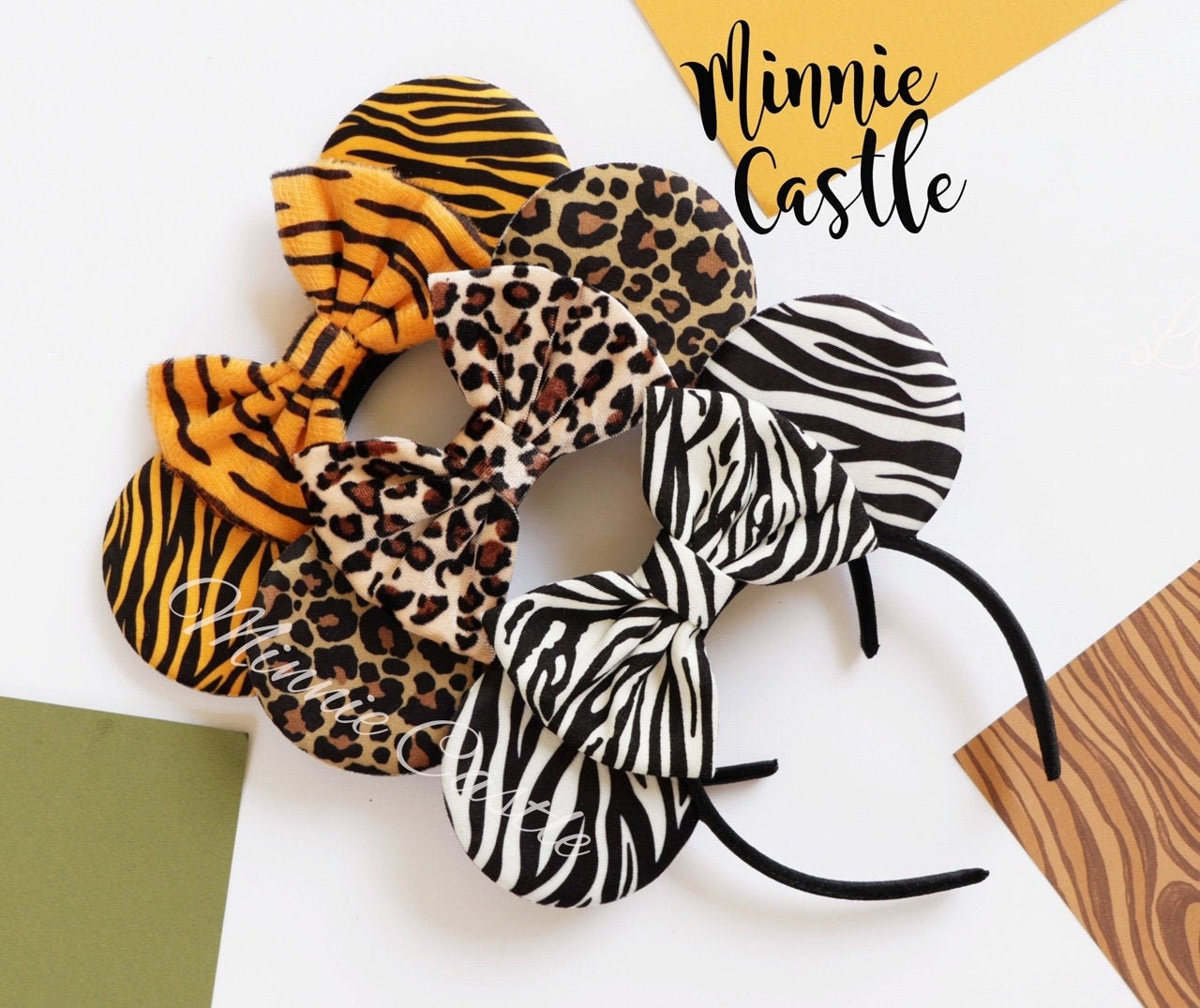 ?▪️Disney▪️ Loungefly Ears Headband - Minnie Mouse Animal Print WDHB0123-  main image 4