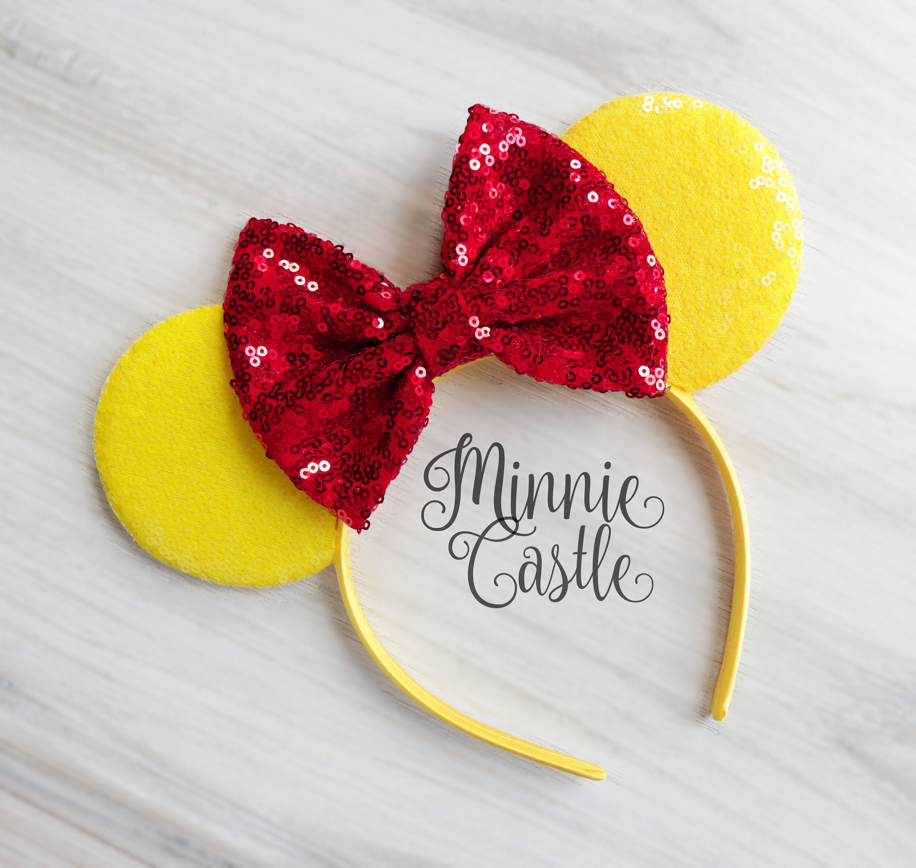 Winnie the Pooh inspired Minnie Mouse ears