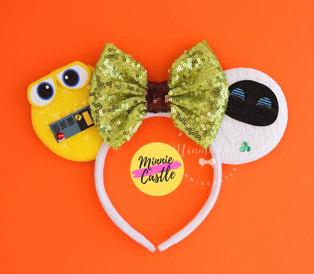 Walle Ears, Mickey Ears, Walle Mickey Ears, Walle Minnie Ears, Minnie