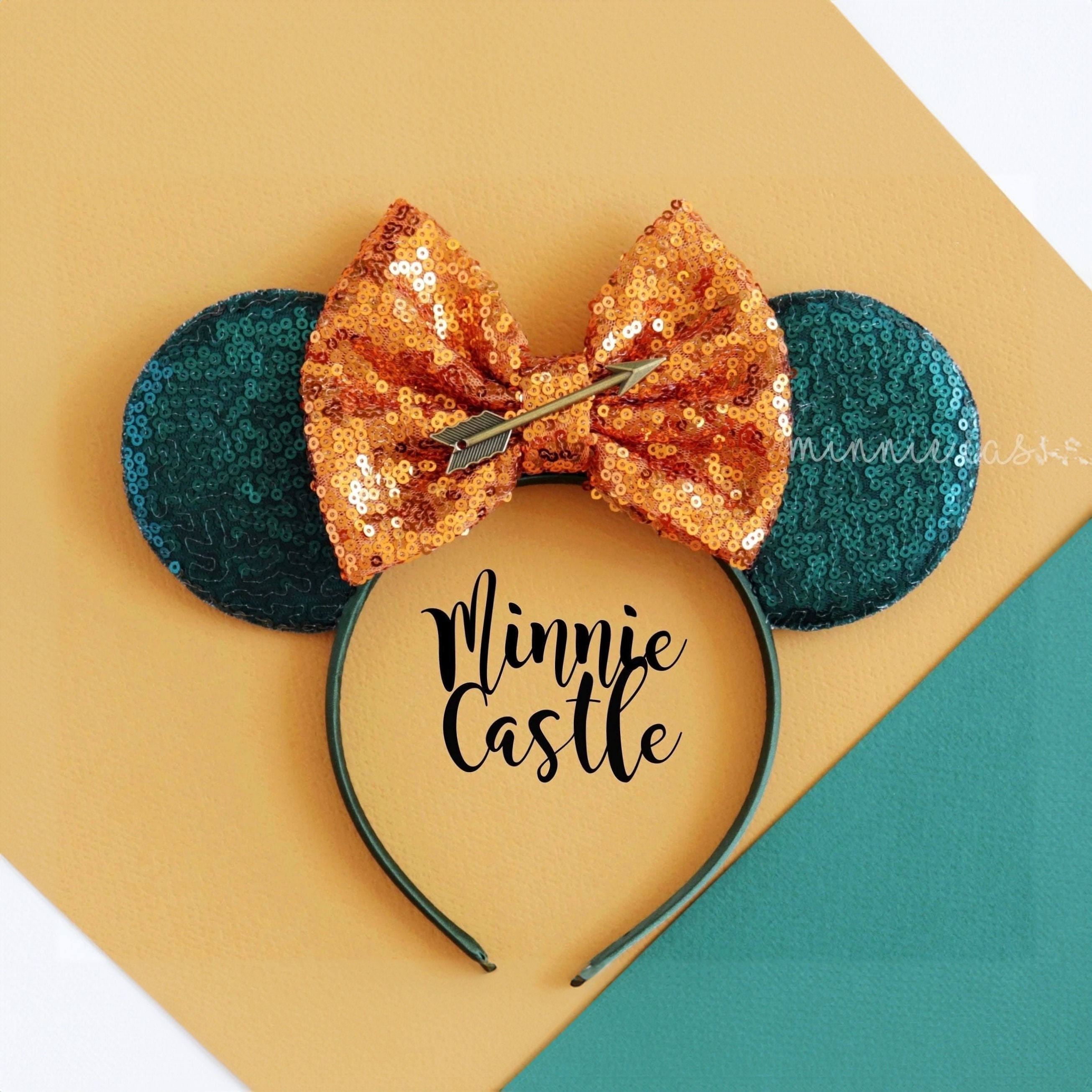 Brave Ears, Mickey Ears, Brave Arrow Minnie ears, Mouse Ears Headband , Characters Ears for Adults and Kids, Family Trip, Girl Birthday Gift