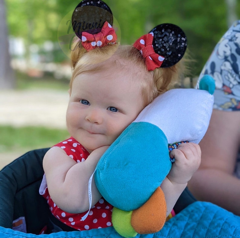 Inspiré de Cendrillon, pinces à cheveux oreilles de Mickey, oreilles de Minnie, oreilles de princesse, oreilles de Mickey, pince à cheveux oreilles de souris, oreilles de Mickey pour les enfants en bas âge image 9