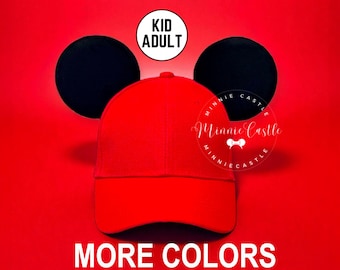 Individuelle Micky Ohren Hut für Jungen & Männer, Maus Ohren Baseballmütze von Minnie Castle