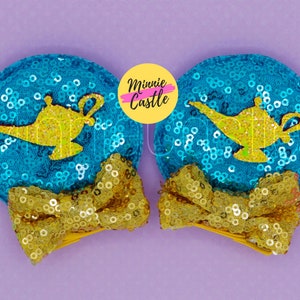 Jasmin Ears, Mickey Ears Hair Clips, Minnie Ears, Princess Ears, Jasmin Mickey Ears, Mouse Ears Hair Clips, Minnie Ears Hair Clips