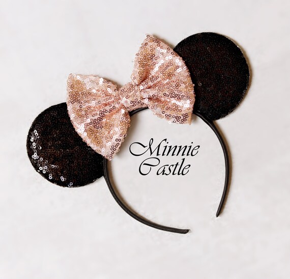 rose gold mickey hat