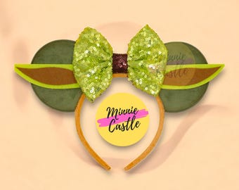 Baby Alien Mouse Ears, Mickey Ears, Minnie ears, Galaxy Wars Mouse Ears, Mouse Ears Headband for Adults and Kids, Characters Ears