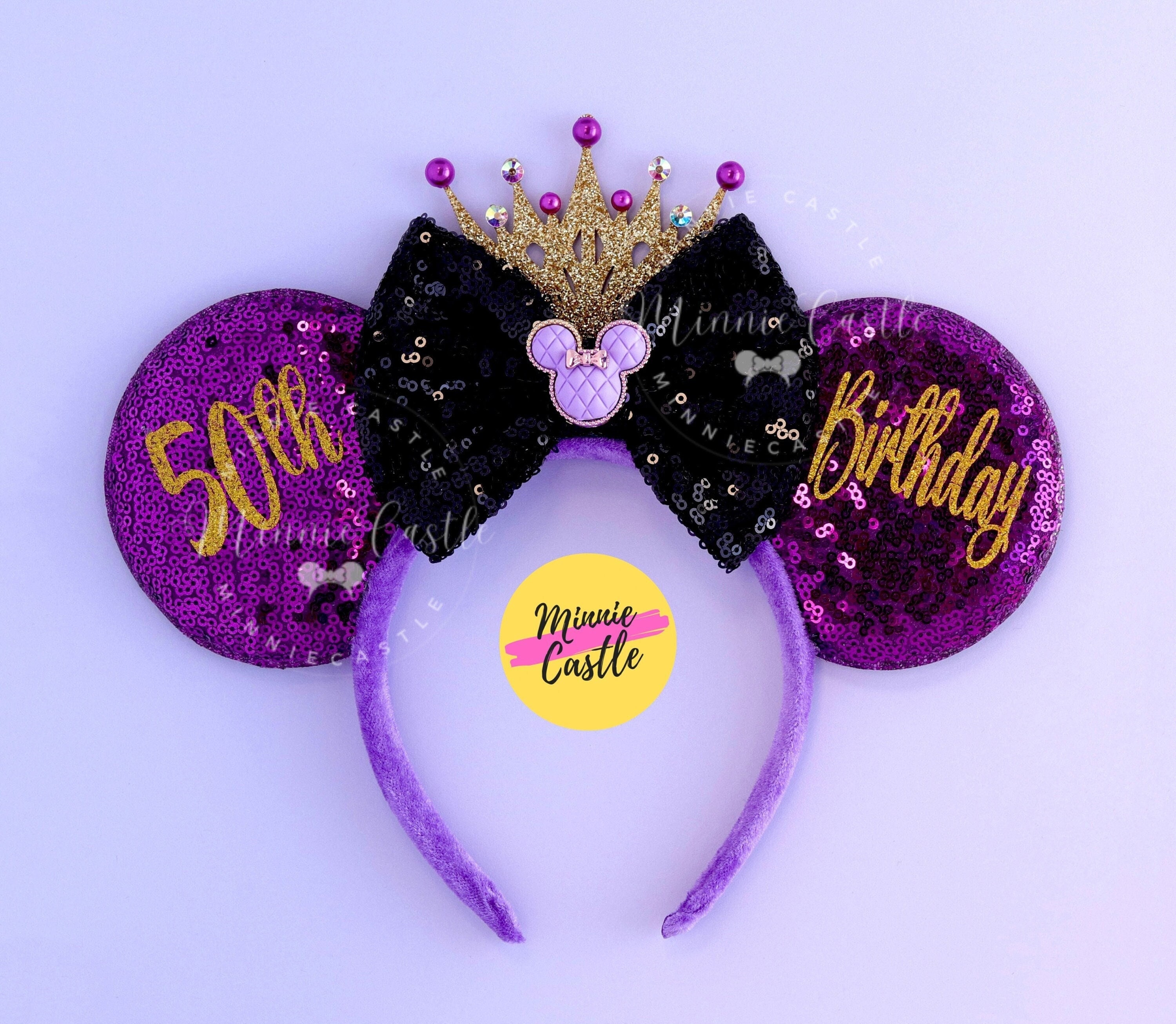 Birthday Girl Ears, Birthday Mickey Ears, 50th Birthday Ears 
