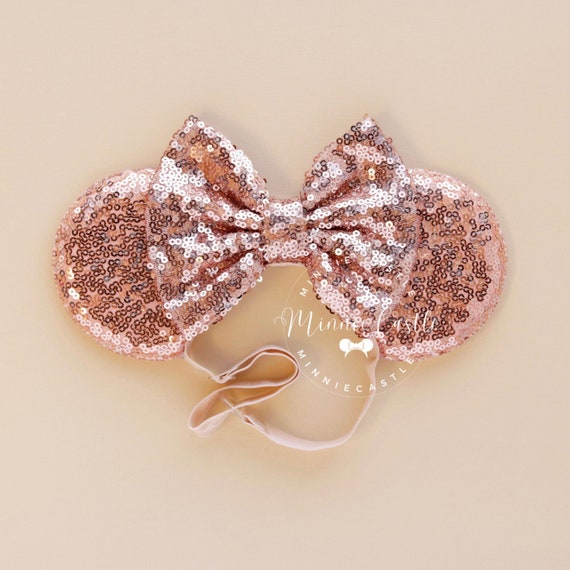 Rose Gold Mickey Ears, Baby Toddlers Minnie Ears, Mickey  display picture 1