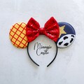 Woody Mouse Ears, Toy Cowboy Ears, Mickey ears, Minnie ears, Mouse Ears Headband for Adults and Kids, Characters Ears, Cowboy Cosplay Ears