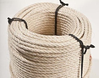 Corde de sisal Corde de sisal Ø 6,8,10 mm - 220 m Mini-trossen corde de griffoir non traitée