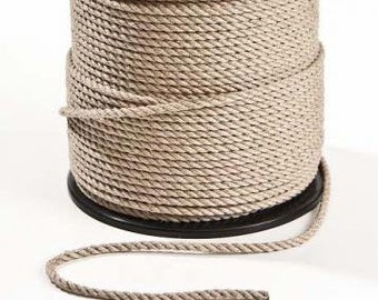 Hemp rope 3-6mm- 220m PREMIUM BONDAGE hemp rope cordage jute hemp natural hemp