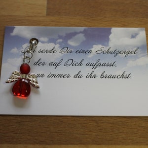 Schutzengel mit Karte und Spruch !! Handarbeit / Unikat !!