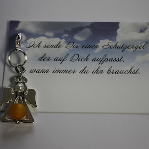Schutzengel mit Karte und Spruch !! Handarbeit / Unikat !!