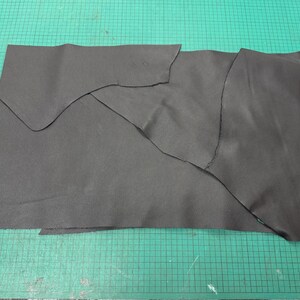 thumbnail image 2 of 5 Sq Ft Black Genuine Italian Leather Hide – Real Grain, Top Quality Offcuts For Repairs 2 of 5