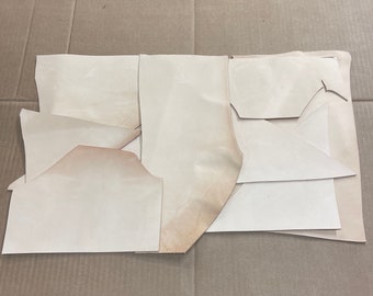 Natural tooling leather pieces off cuts