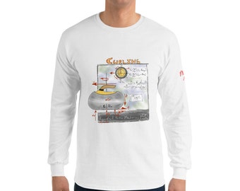 Curling illustration on Long Sleeve T-Shirt