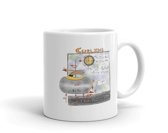 Curling Laws Coffee Mug with Curling Laws from Max Flex
