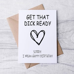 Raunchy Birthday Card for Him – Naughty, Sexy, Dirty