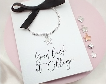 Good Luck College Card, Student Exam Success Gift, Starting College, Well Wishes Present