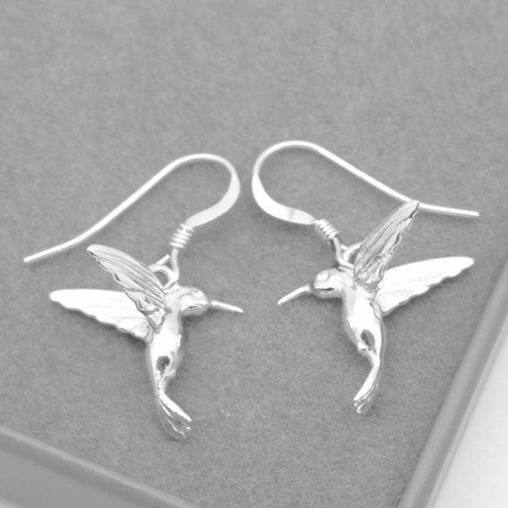 Etsy hummingbird earrings deals