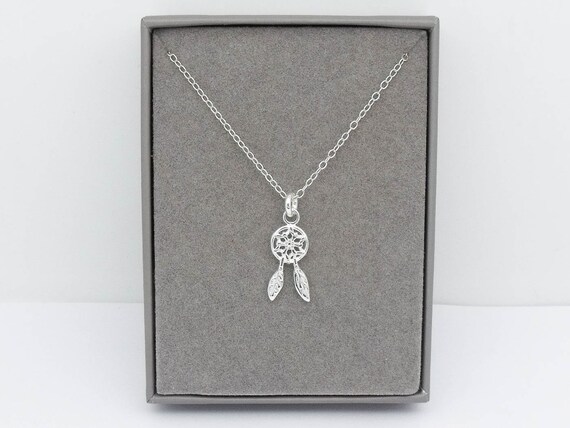 Sterling Silver Dream Catcher Necklace Dreamcatcher Jewellery