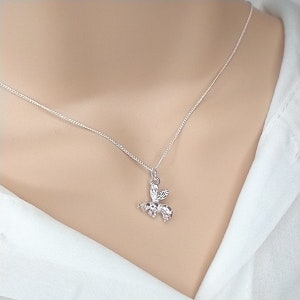 Sterling Silver Bee Pendant Necklace | Silver Bee Jewellery | Silver Jewellery | Delicate | Dainty | 925 Silver