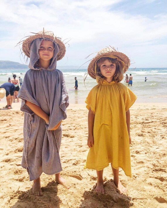 big kid hooded beach towel