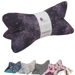 Reading bone fireworks purple | Neck pillow neck roll cushion tablet holder bookend neck pillow washable