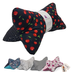 Reading bone cherries | Neck pillow neck roll cushion tablet holder bookend neck pillow decoration washable