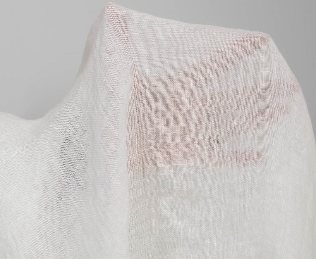 Linen Transparent 100% Pure White Lightweight Netting From Bales, 150 ...