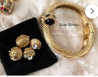 Joan Rivers Versatile Clamp Bracelet with 3 Separate Interchangeable Heads