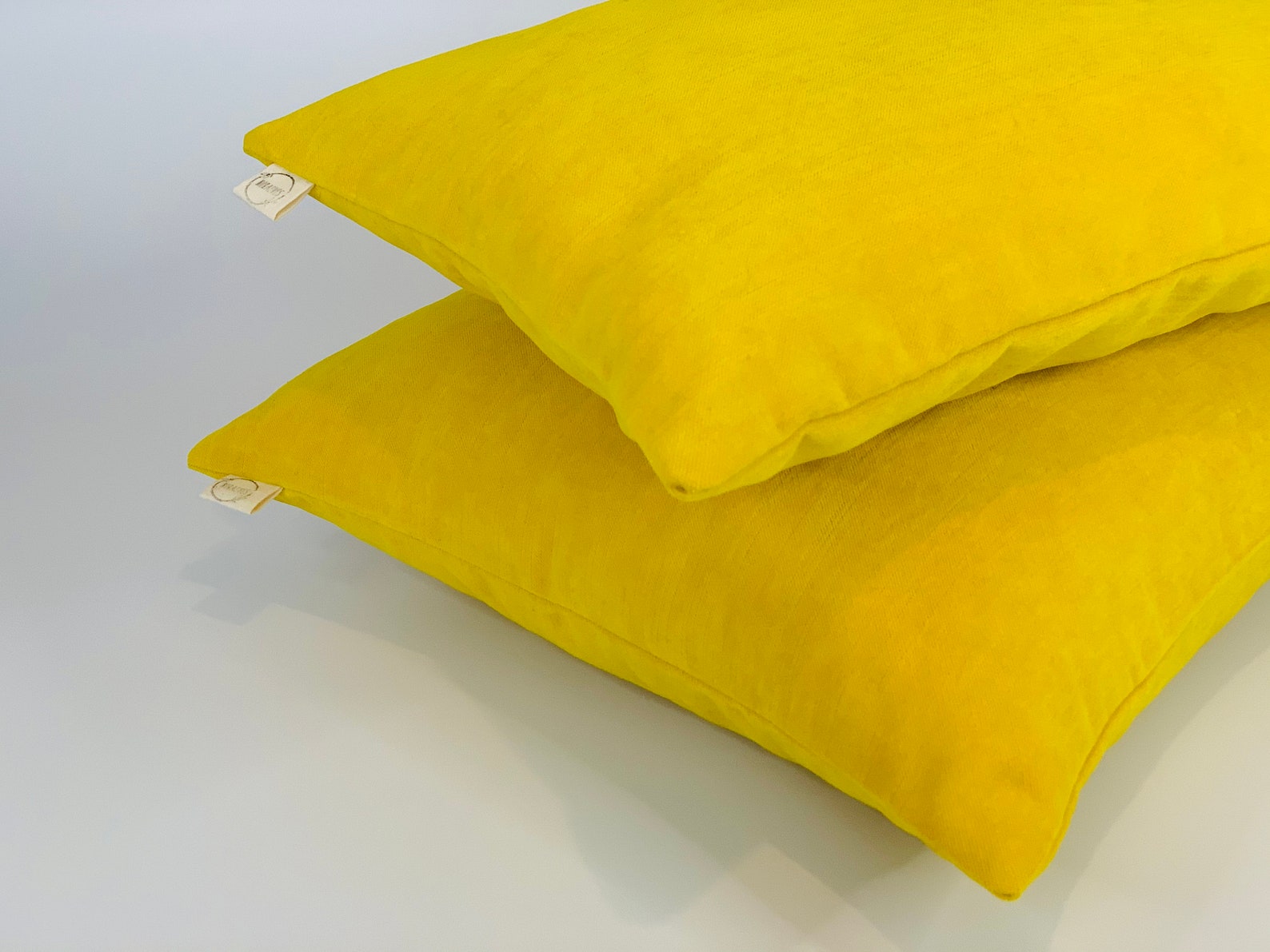 Umweltfreundliches leuchtend gelbes Kissenbezug schlichtes | Etsy