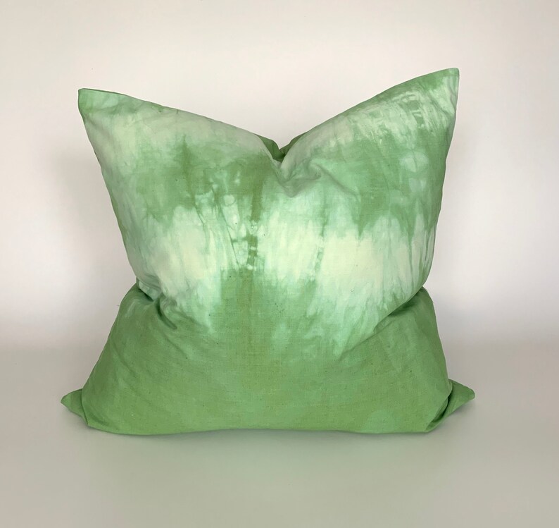 Green tye dye Cushion Covers decorative scatter green Etsy