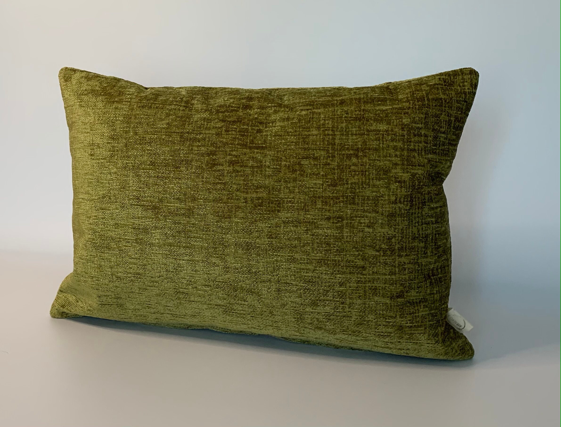 Eco friendly green cushion cover green chenille scatter eco Etsy