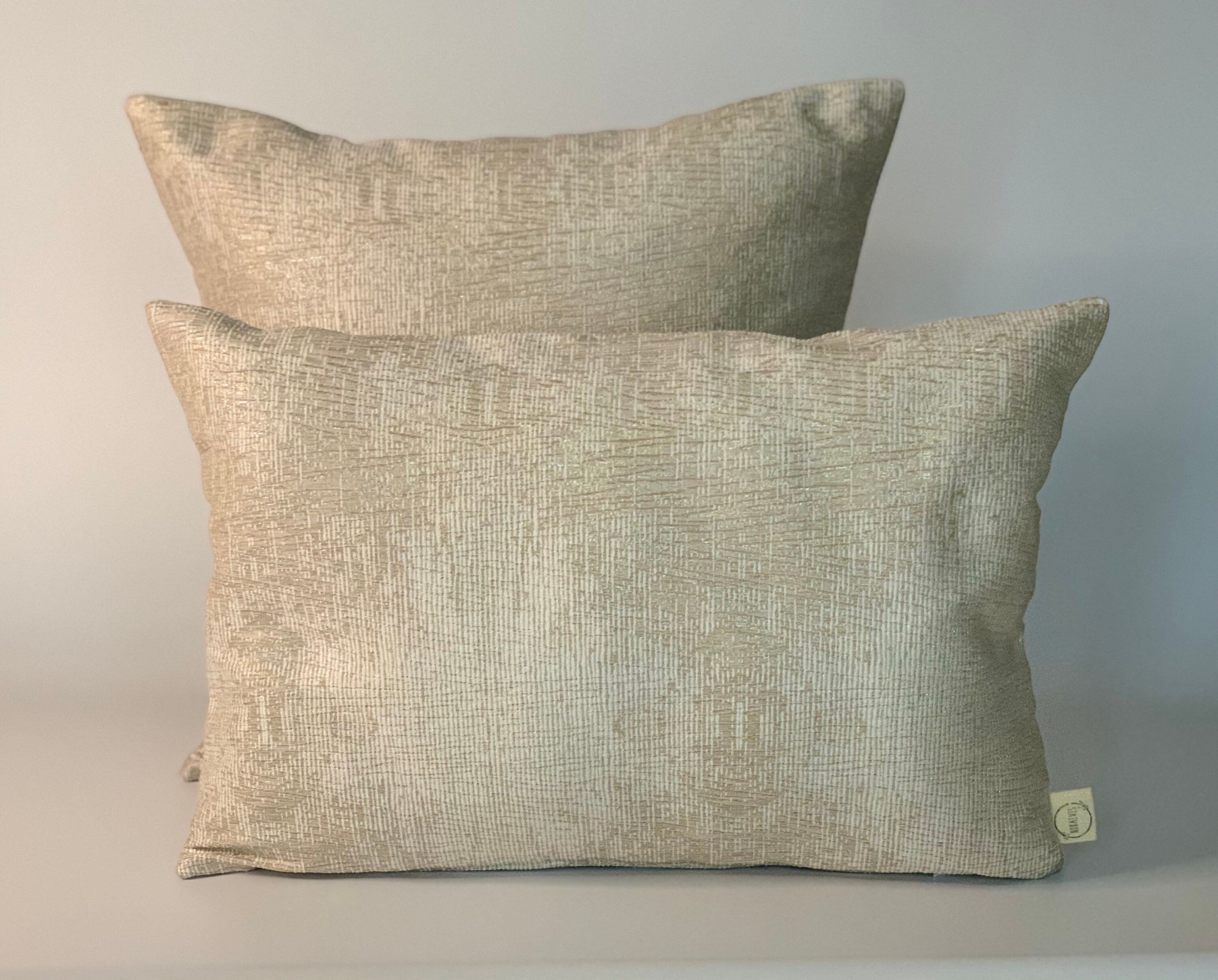 Eco friendly cream and gold cushion cover cream scatter eco Etsy