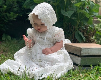 christening robe girl