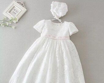 floral christening dress