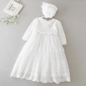 simple baptism dress for baby girl