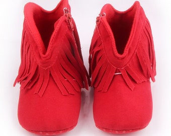 girls tassle boots