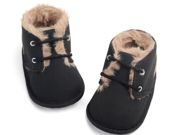 black boots for baby girl
