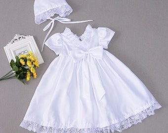 silk christening dresses for baby girl
