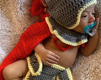 baby spartan costume