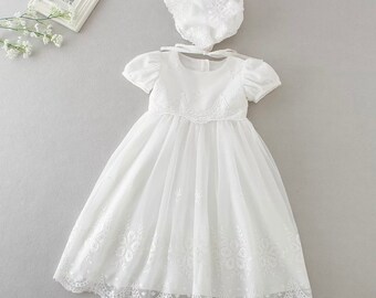 white blessing dress