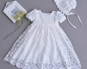 simple baptism dress for baby girl