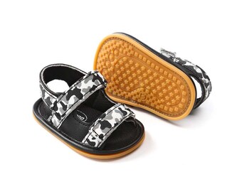 baby boy grey sandals