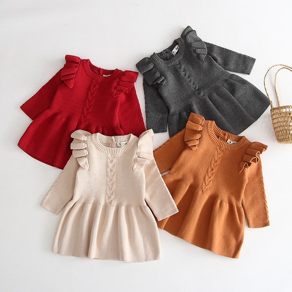 baby christmas sweater dress