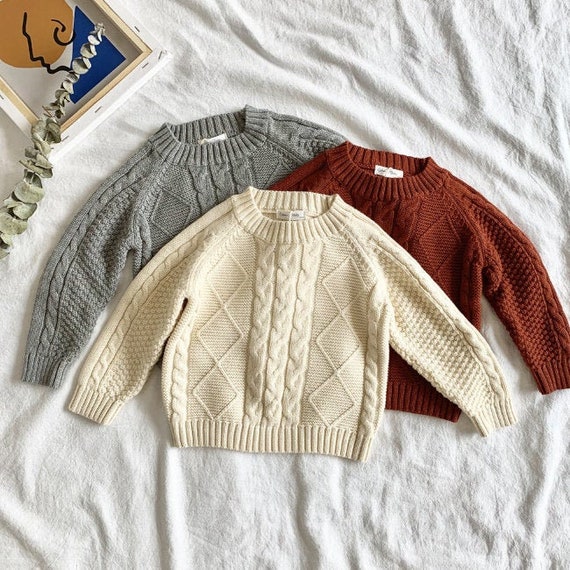 baby cable knit sweater