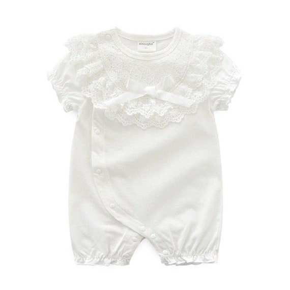 white company christening outfit