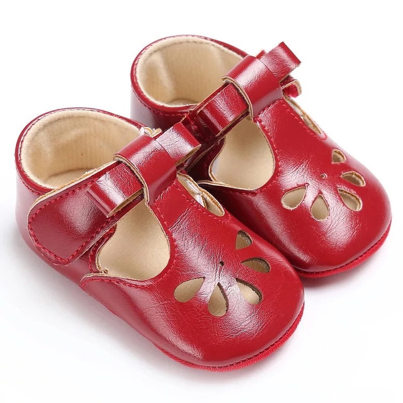 SoftSole Baby Mary Jane Leather Baby Tbar Shoes Baby Etsy