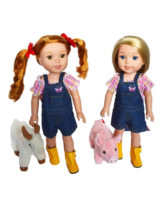My Brittany/'s Fall Woodland Dress for Wellie Wisher Dolls 14 Inch Doll Clothes